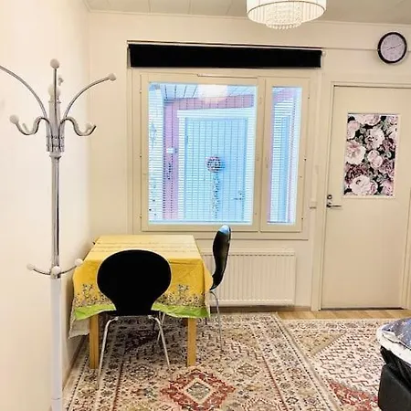 Apartment Two And Dining Area And Private Entrance In A Row House. Kotka
